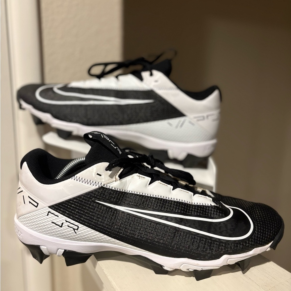 Nike Vapor Edge Shark 2 Men's Football Cleats DH5088-001 Black/White Size 13